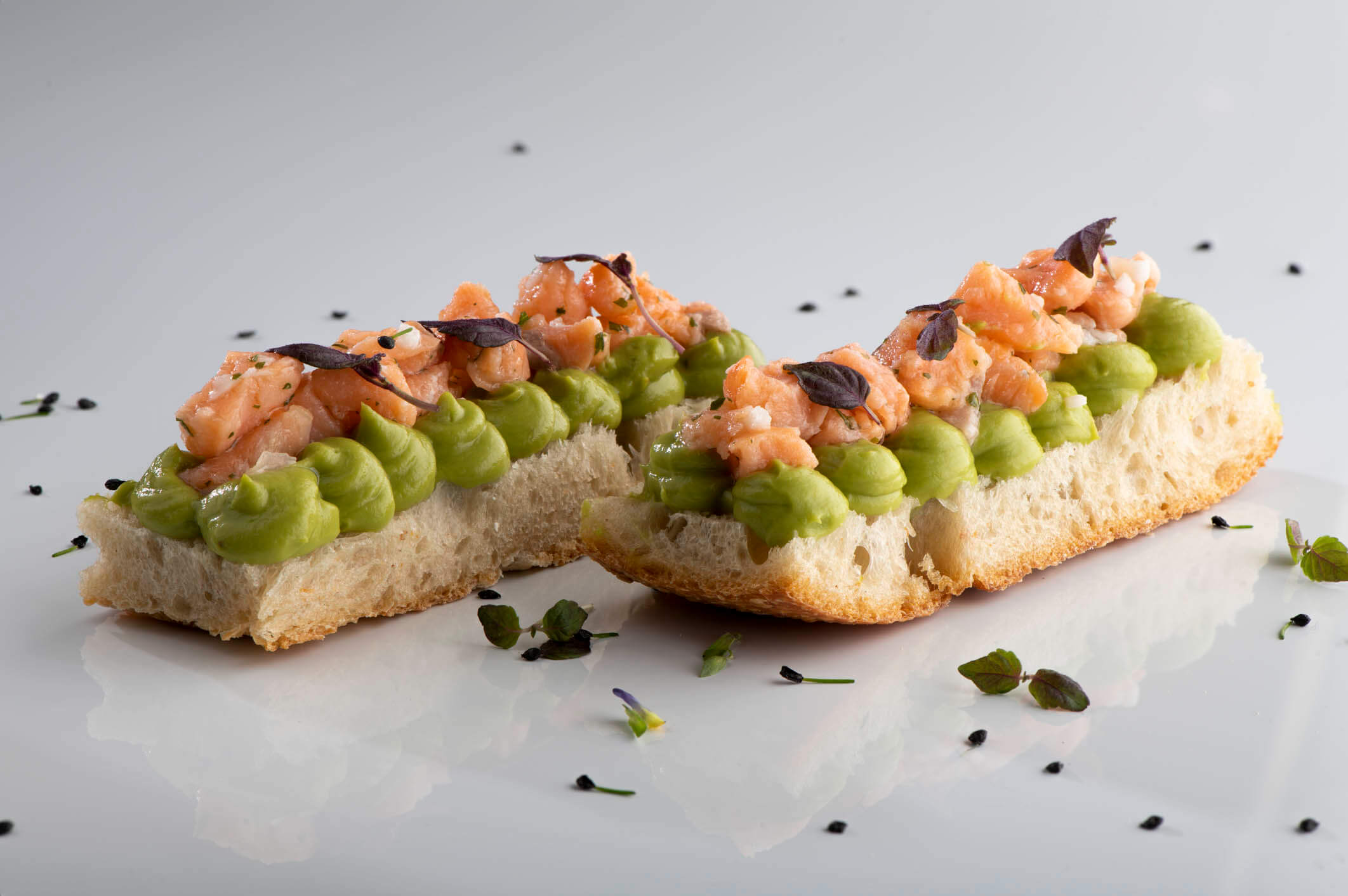 Salmón macerado