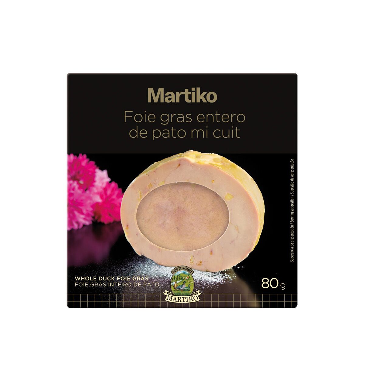 Foie gras entero de pato mi cuit 80 g